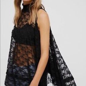 Free People Myrna sleeveless mock top